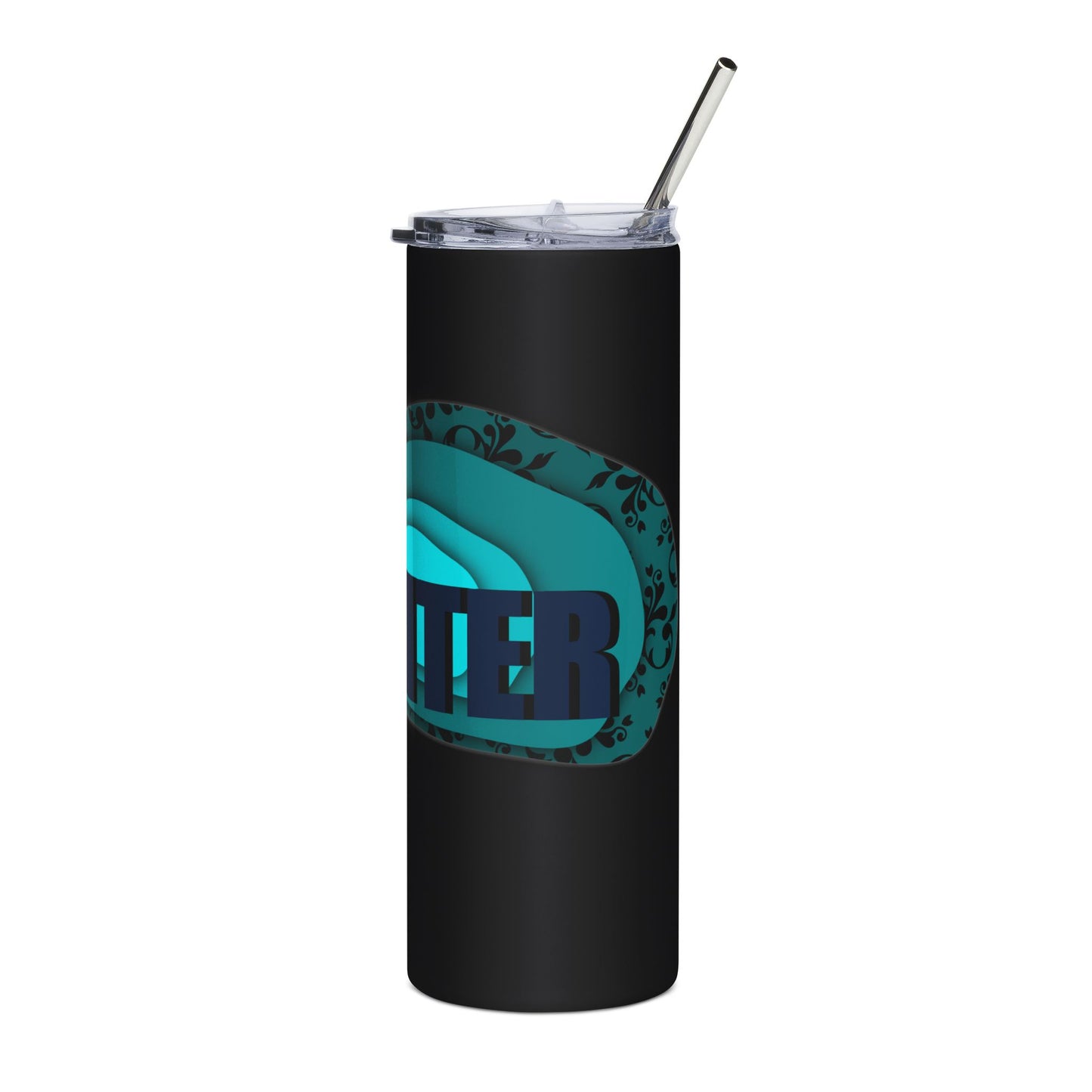 "Fight On" Stainless Steel Tumbler - 20oz Travel Mug for Motivational Sips