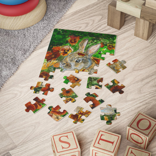 Kids Puzzle Bunny Garden 30-Piece