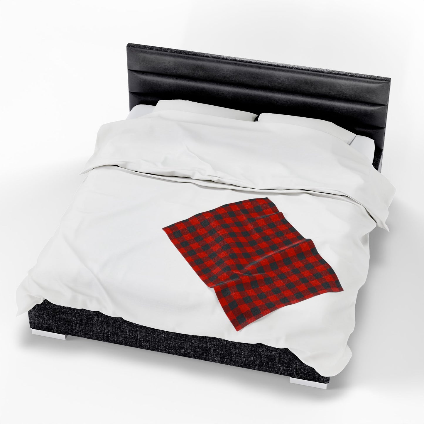 Cozy Plaid Velveteen Plush Blanket - Perfect for Winter Nights