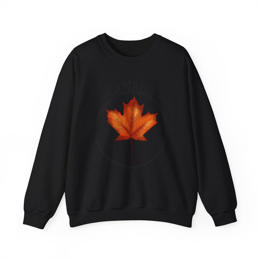 Canada Maple Leaf Crewneck Sweatshirt, Cozy Canadian Apparel, Gift for Canada Day, Fall Fashion, Unisex Sweater, Casual Wear