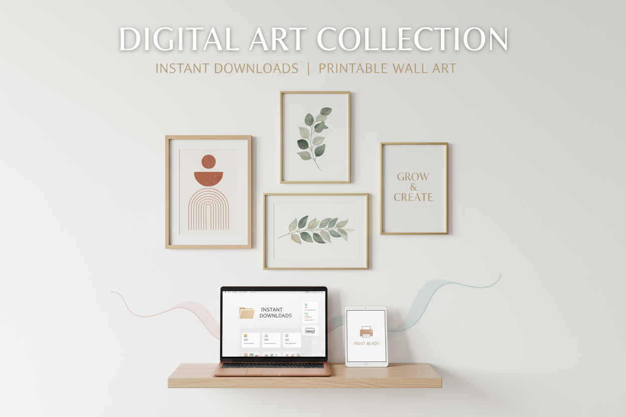 Digital Downloads & Printable wall arts
