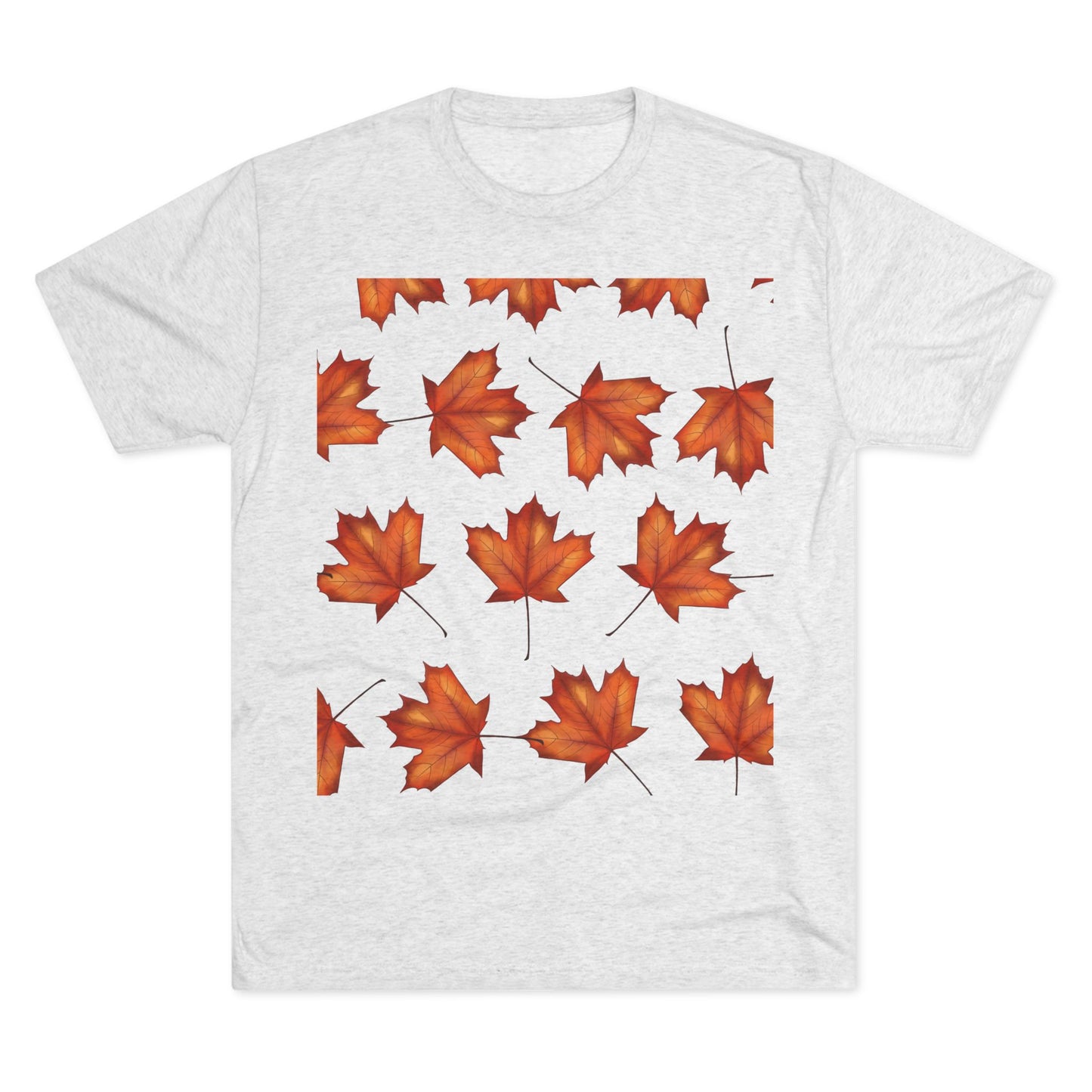 Autumn Maple Leaf Crew Tee | Cozy Fall Shirt, Unisex Fashion, Leafy Outfit, Seasonal Apparel, Thanksgiving Gift
