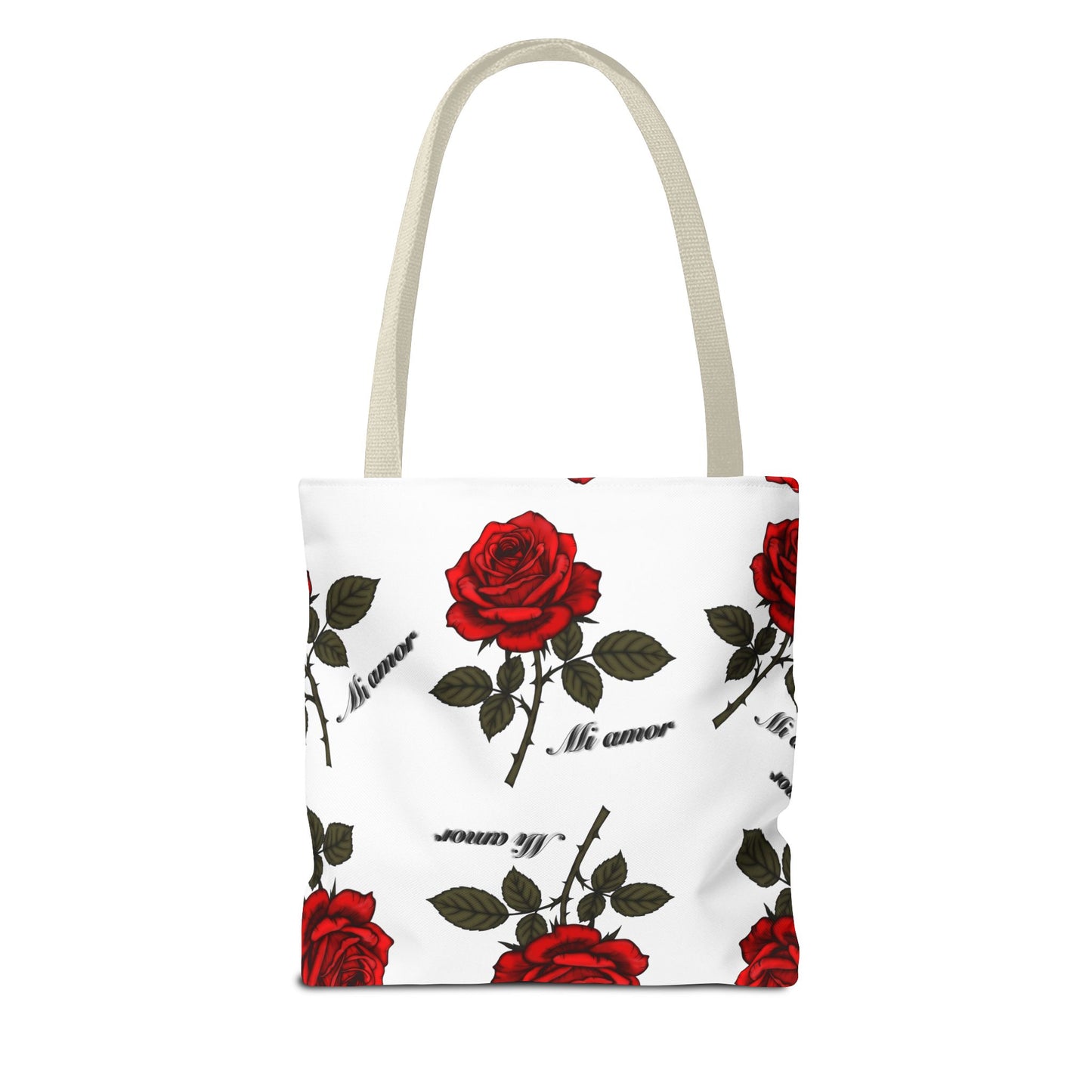 Romantic Rose Tote Bag | Floral AOP Carryall, Gift for Her, Spring Accessory, Mom's Day Tote, Everyday Style