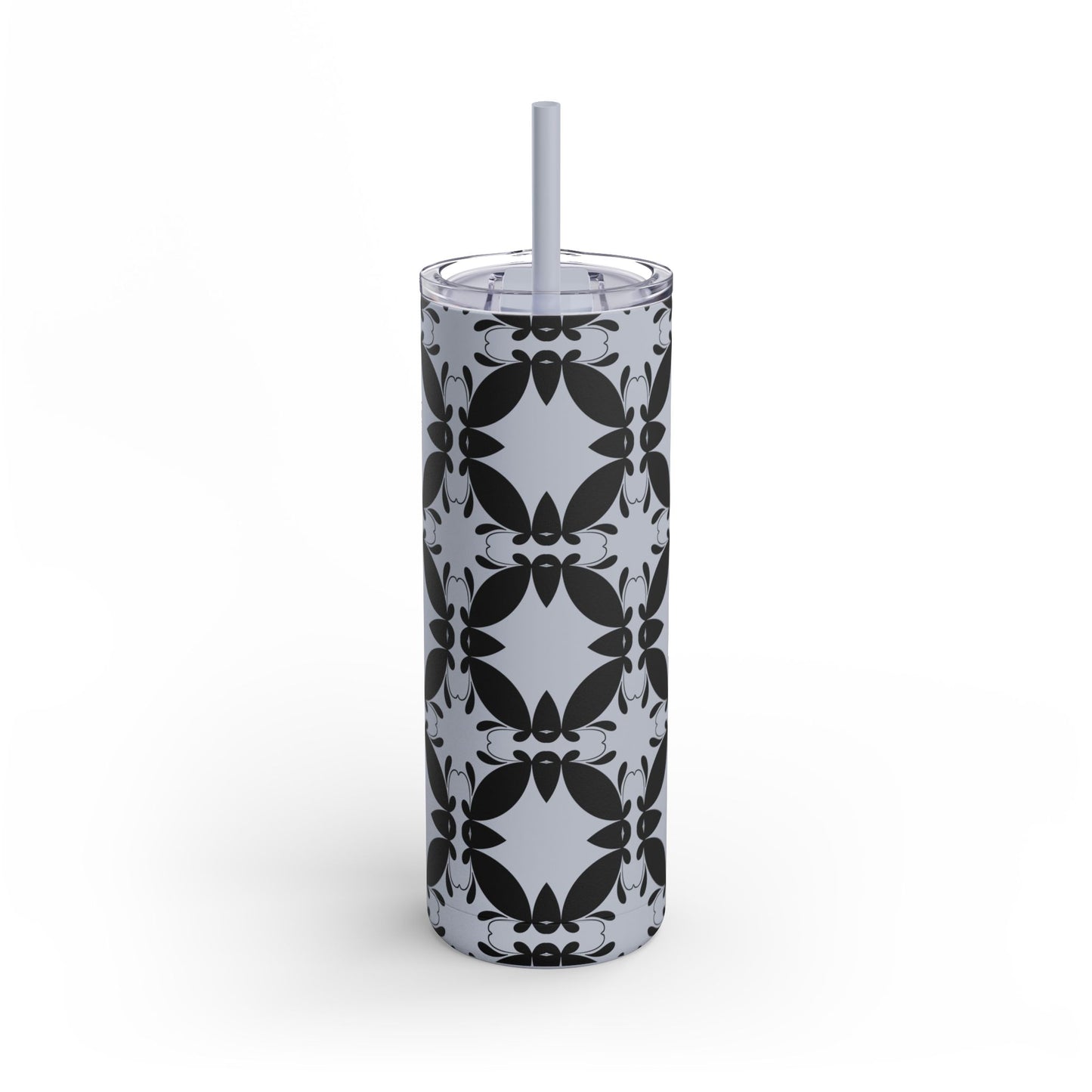 Elegant Floral Matte Tumbler - 20oz Insulated Drinkware