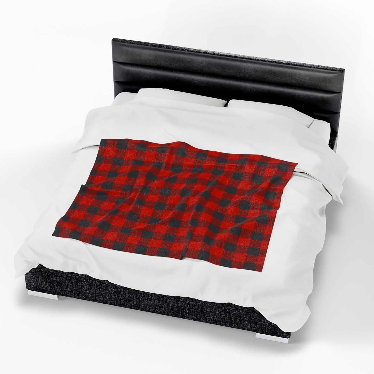Cozy Plaid Velveteen Plush Blanket - Perfect for Winter Nights