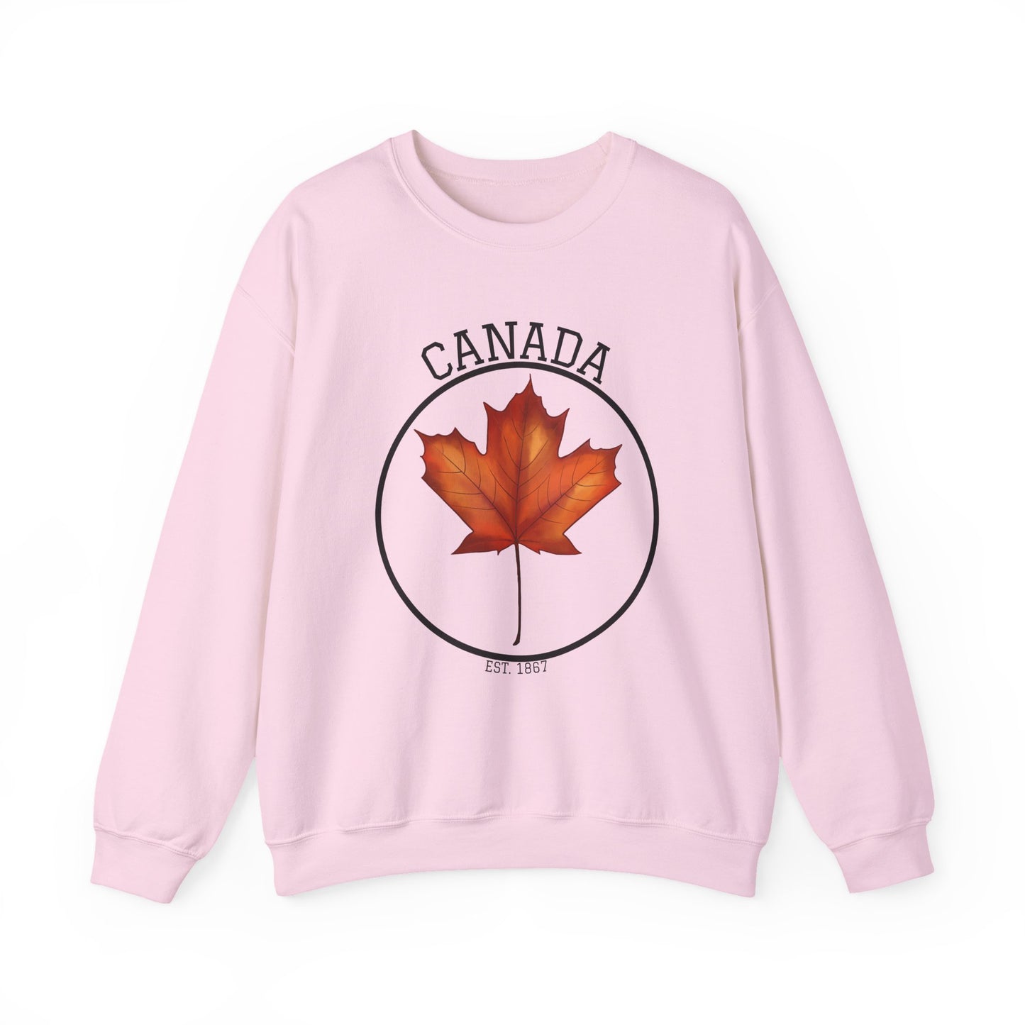 Canada Maple Leaf Crewneck Sweatshirt, Cozy Canadian Apparel, Gift for Canada Day, Fall Fashion, Unisex Sweater, Casual Wear