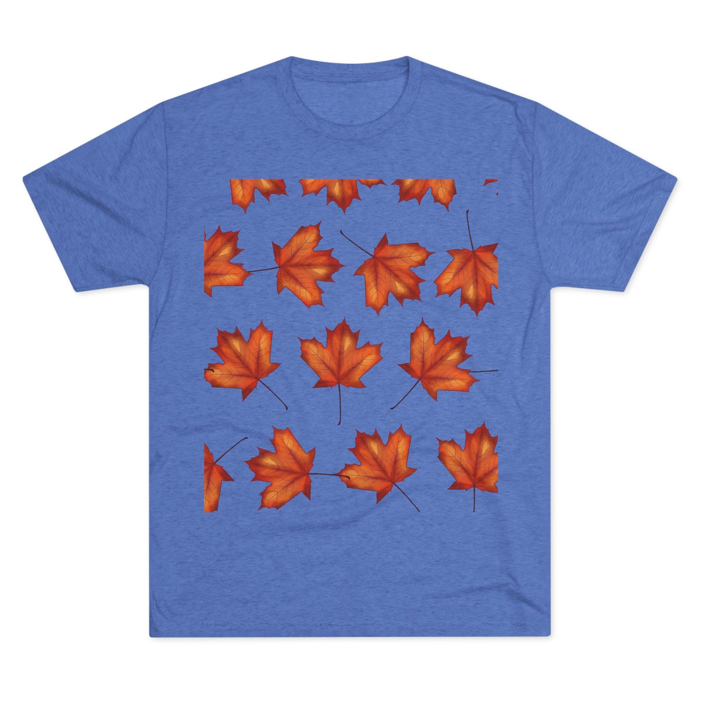 Autumn Maple Leaf Crew Tee | Cozy Fall Shirt, Unisex Fashion, Leafy Outfit, Seasonal Apparel, Thanksgiving Gift