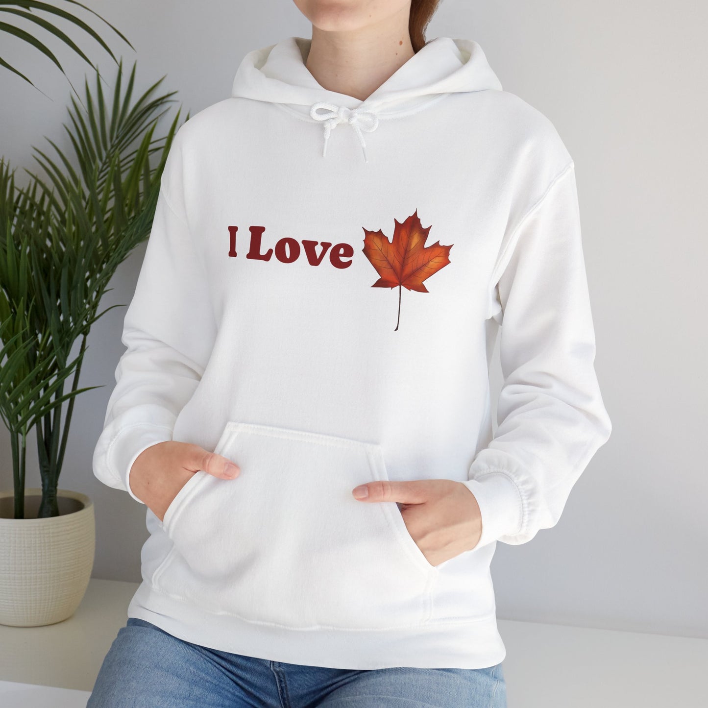 I Love Canada Hoodie - Unisex Heavy Blend™ Sweatshirt