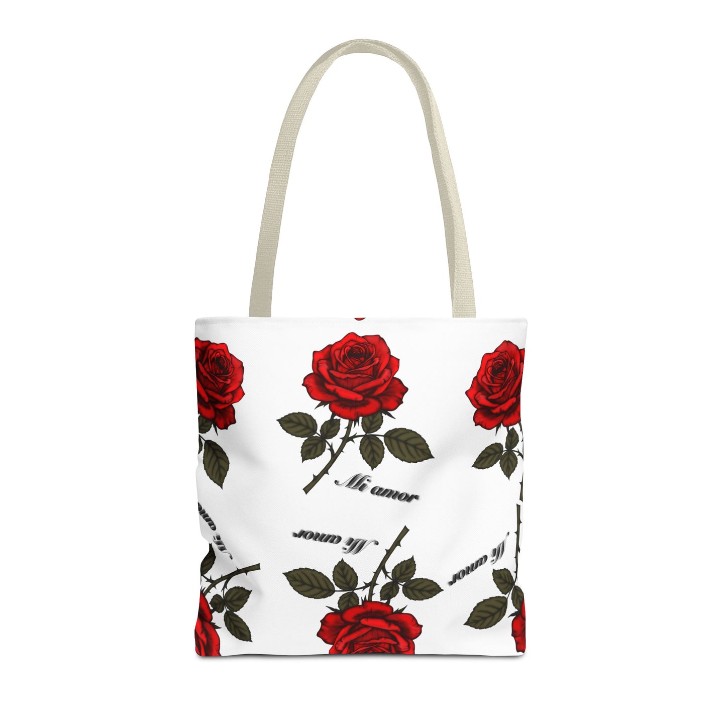 Romantic Rose Tote Bag | Floral AOP Carryall, Gift for Her, Spring Accessory, Mom's Day Tote, Everyday Style