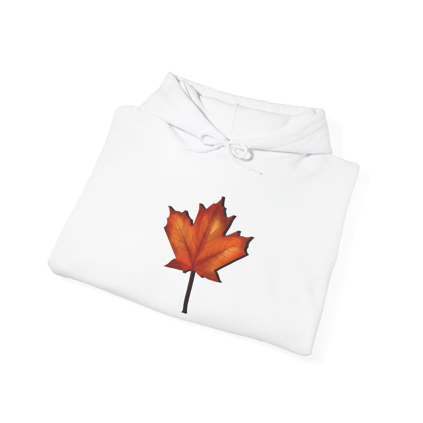 3D Autumn Leaf Unisex Hoodie, Cozy Fall Sweatshirt, Harvest Season Gift, Comfortable Sweatshirt, Outdoor Style, Perfect for Thanksgiving