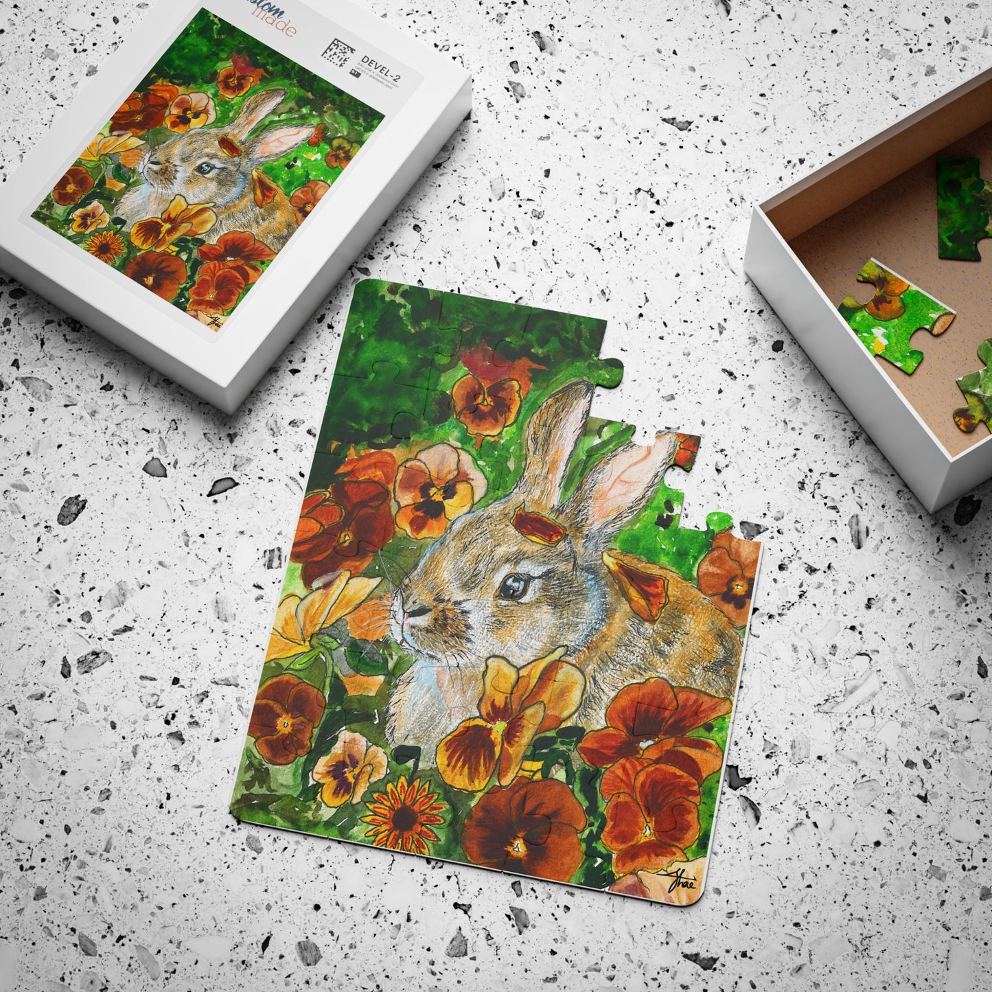 Kids Puzzle Bunny Garden 30-Piece