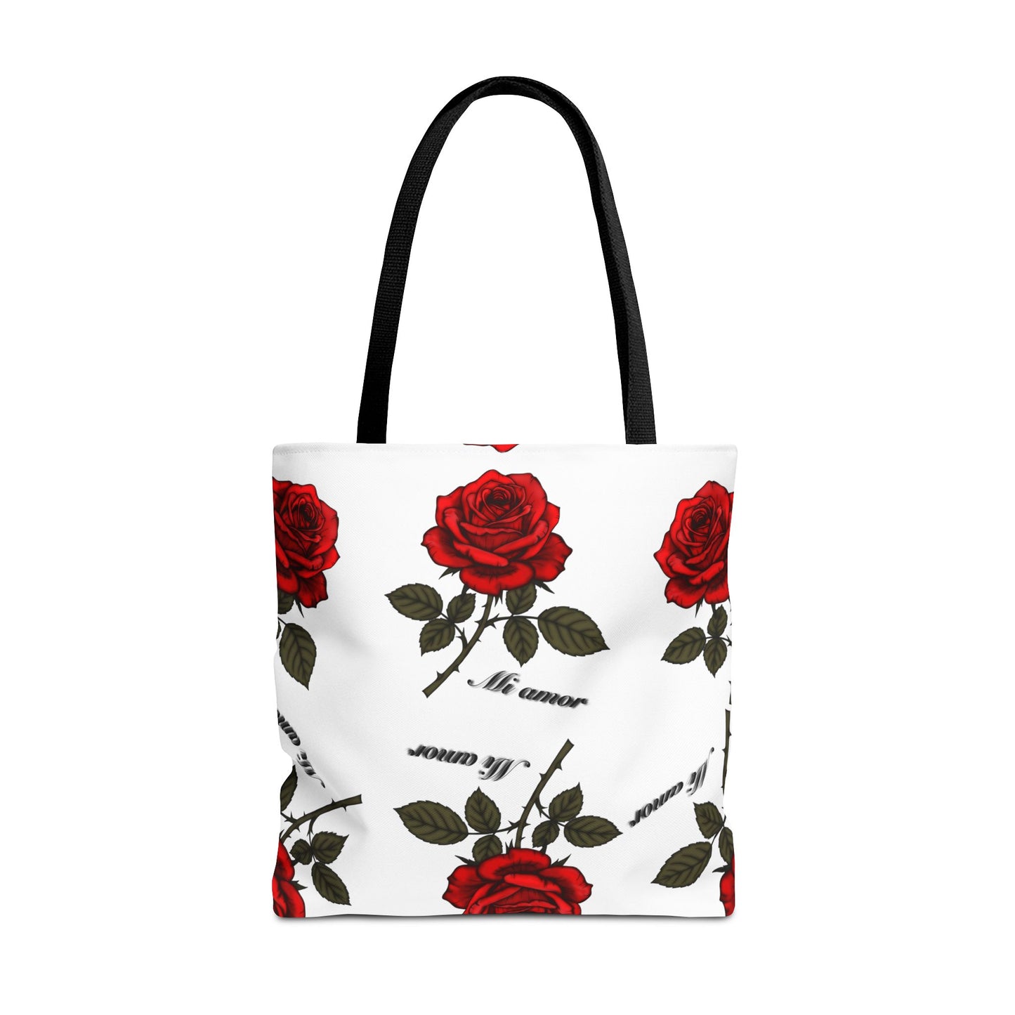 Romantic Rose Tote Bag | Floral AOP Carryall, Gift for Her, Spring Accessory, Mom's Day Tote, Everyday Style