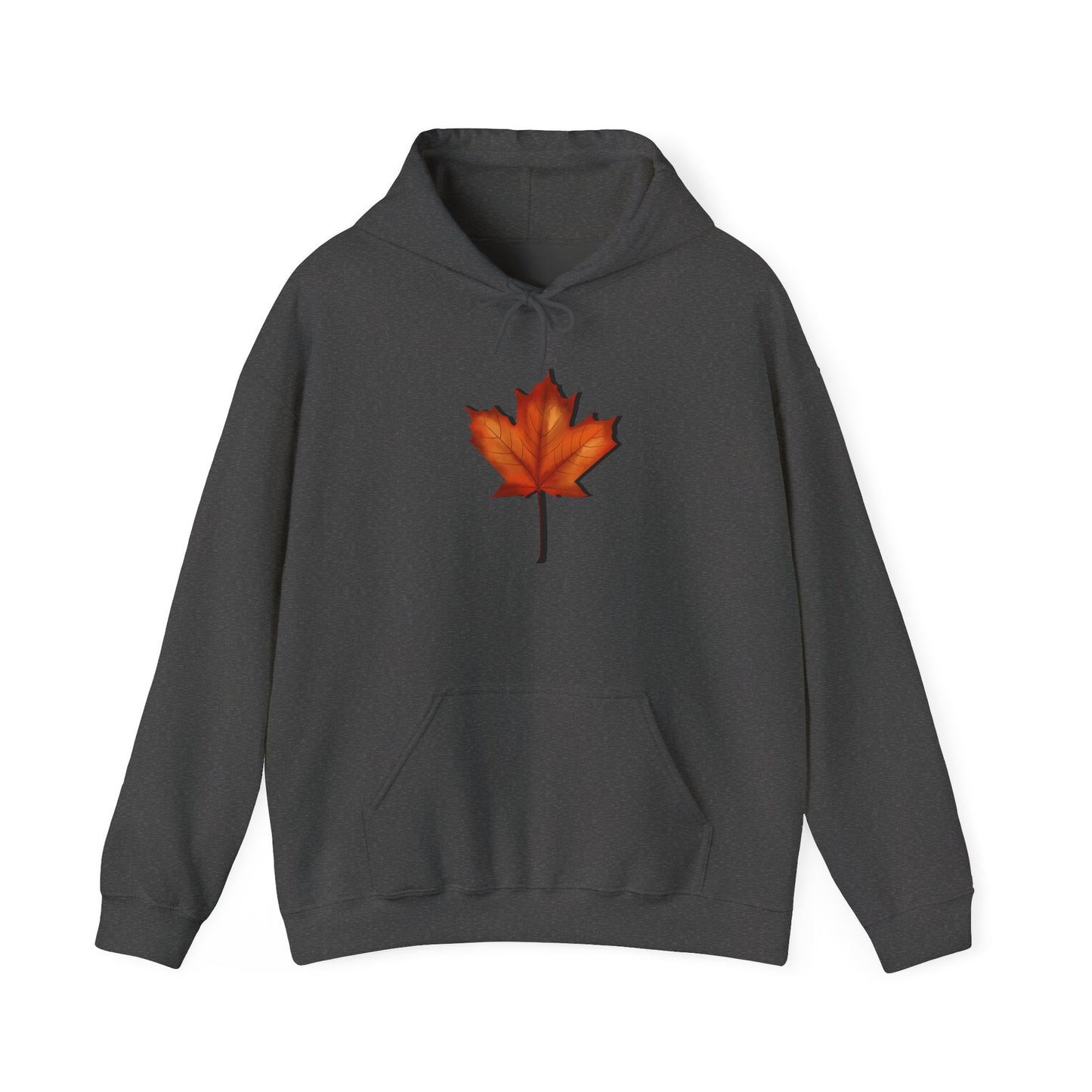 3D Autumn Leaf Unisex Hoodie, Cozy Fall Sweatshirt, Harvest Season Gift, Comfortable Sweatshirt, Outdoor Style, Perfect for Thanksgiving