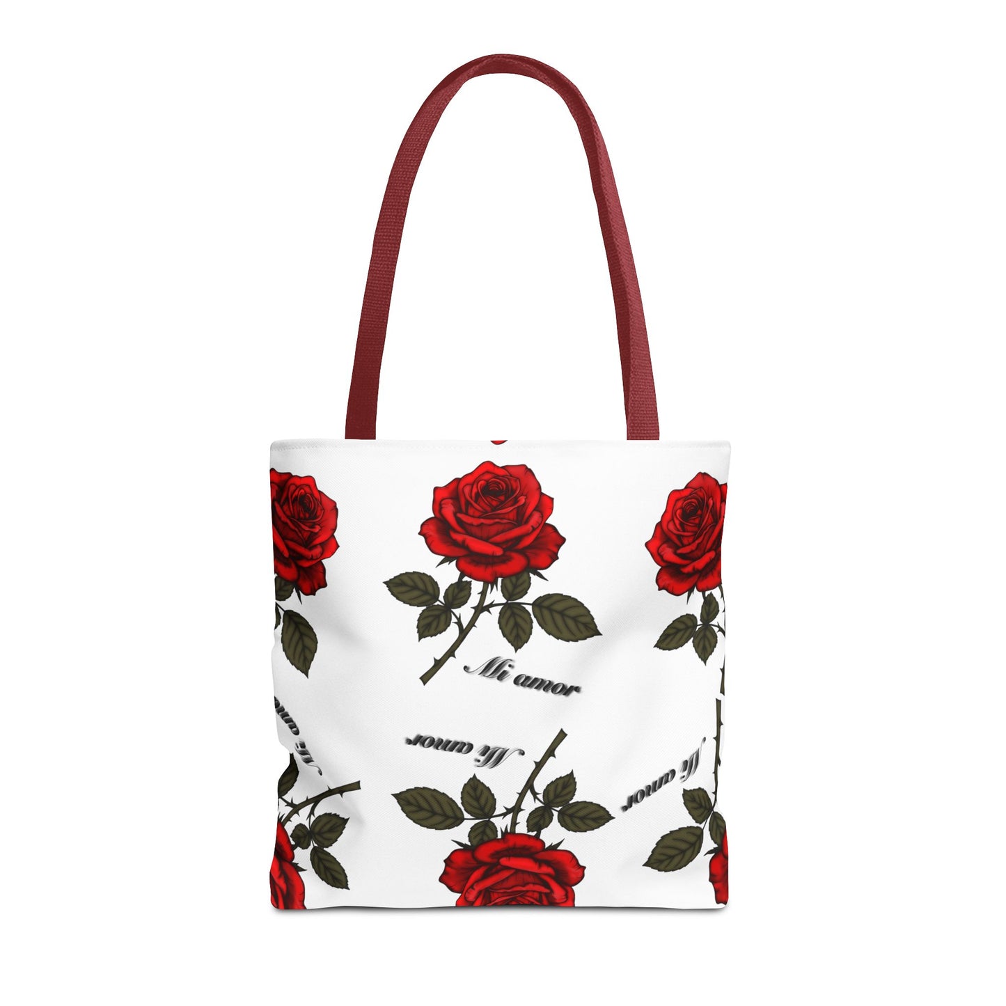 Romantic Rose Tote Bag | Floral AOP Carryall, Gift for Her, Spring Accessory, Mom's Day Tote, Everyday Style