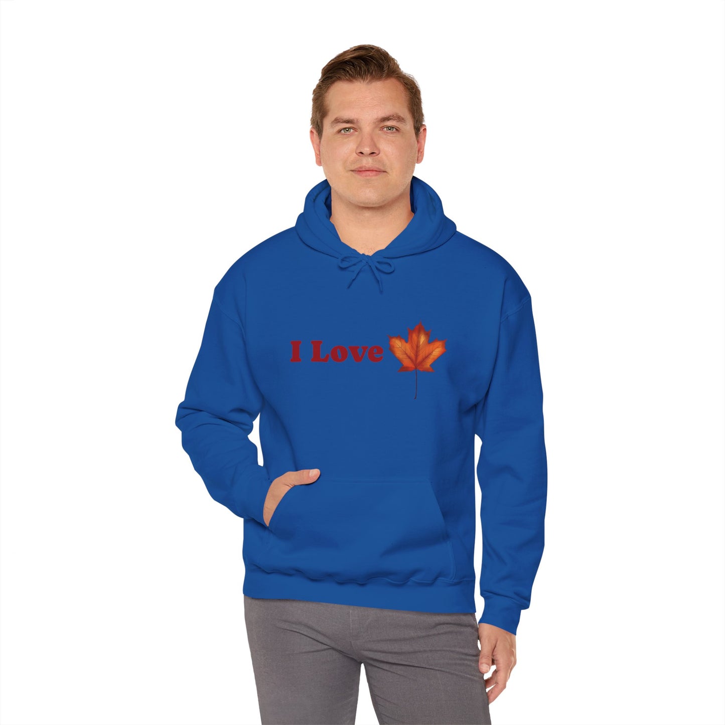 I Love Canada Hoodie - Unisex Heavy Blend™ Sweatshirt