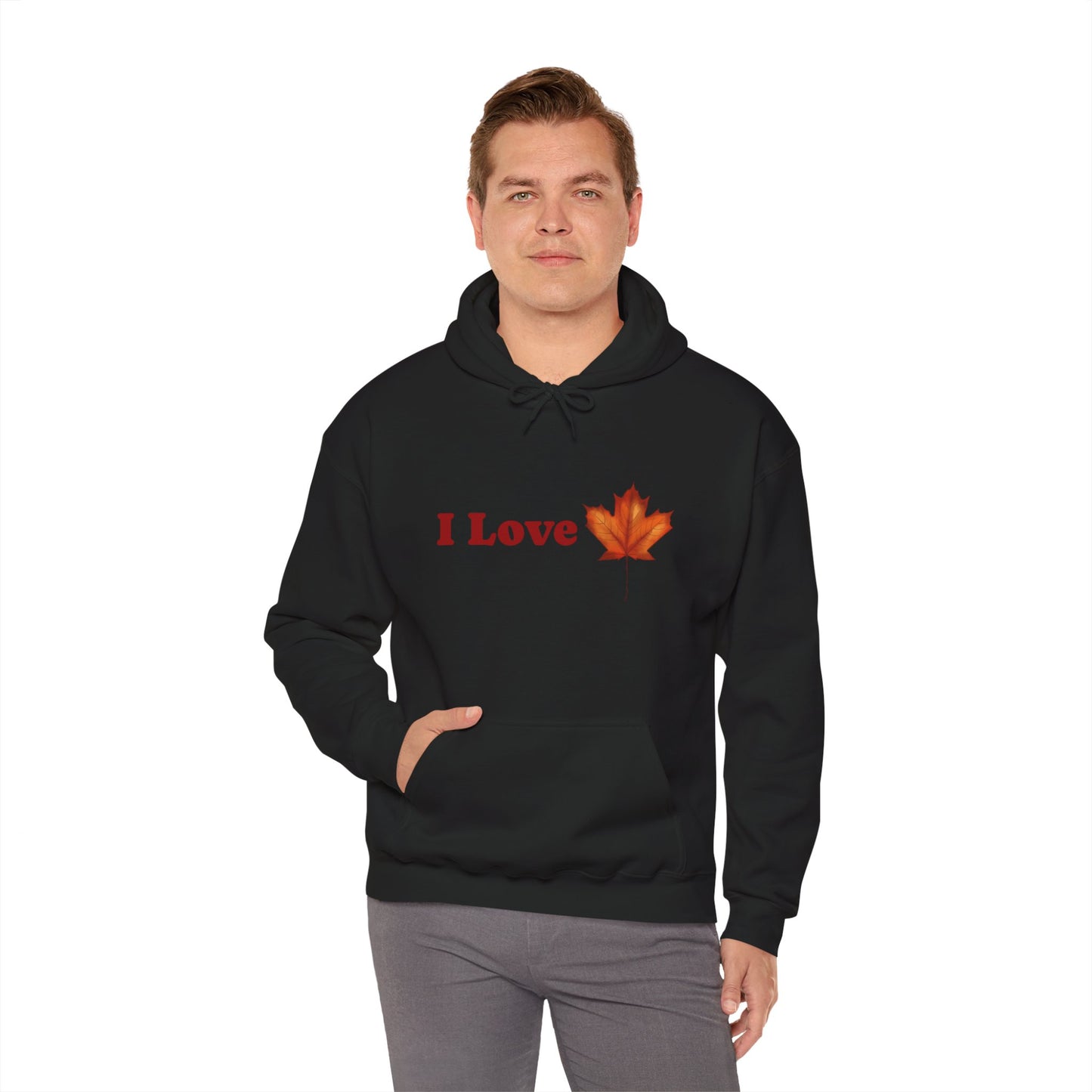 I Love Canada Hoodie - Unisex Heavy Blend™ Sweatshirt
