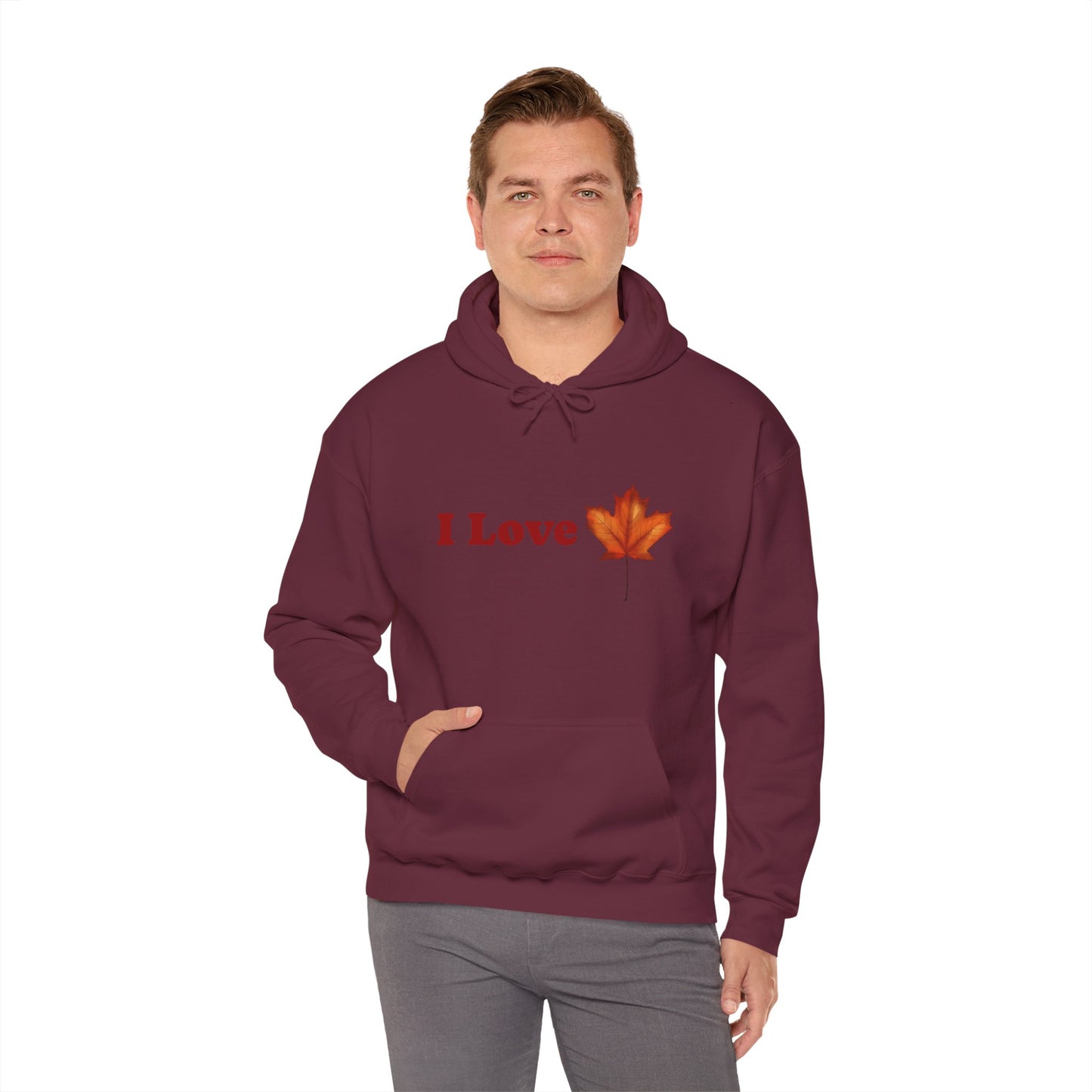 I Love Canada Hoodie - Unisex Heavy Blend™ Sweatshirt