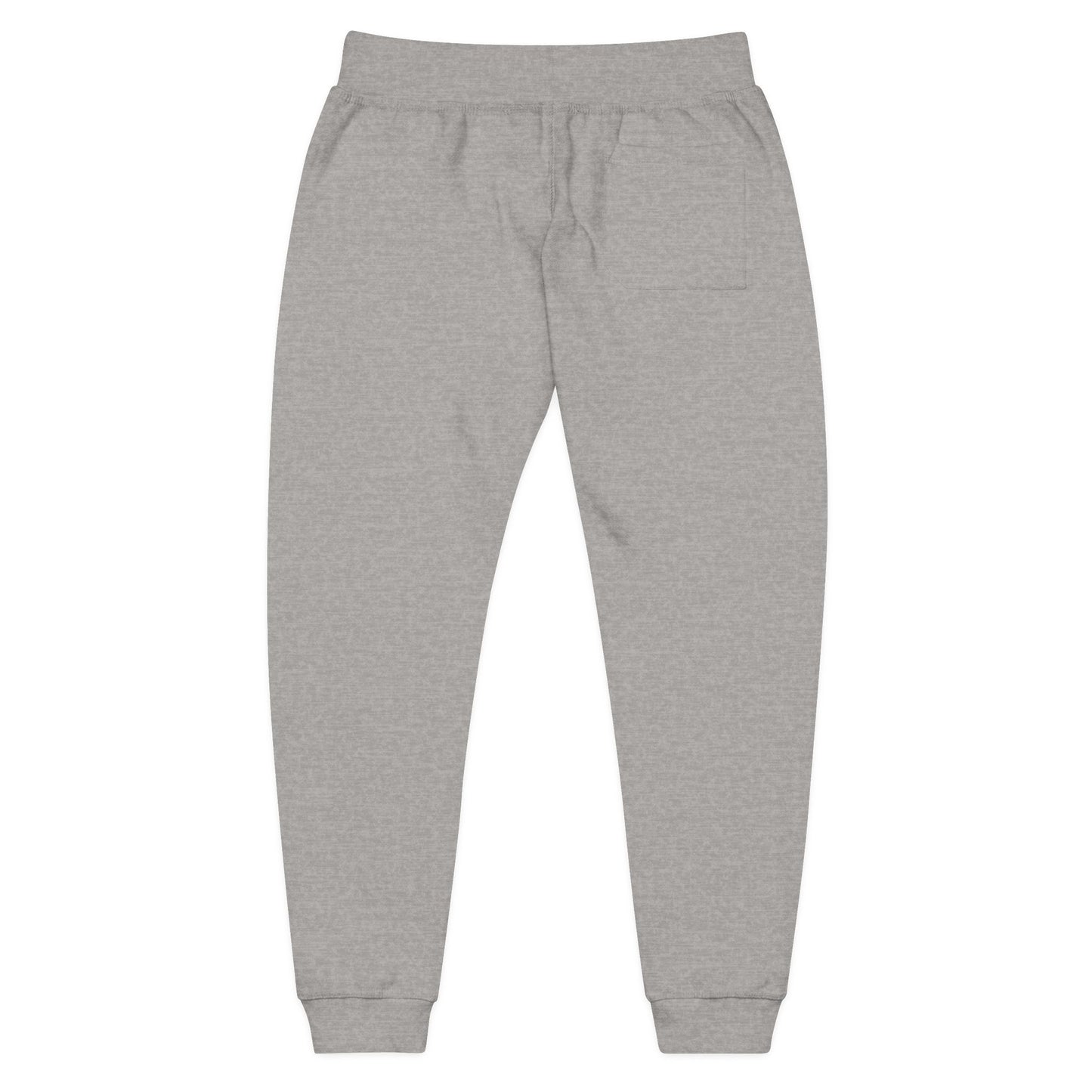 Cozy Embroidered Fleece Sweatpants for Unisex Comfort