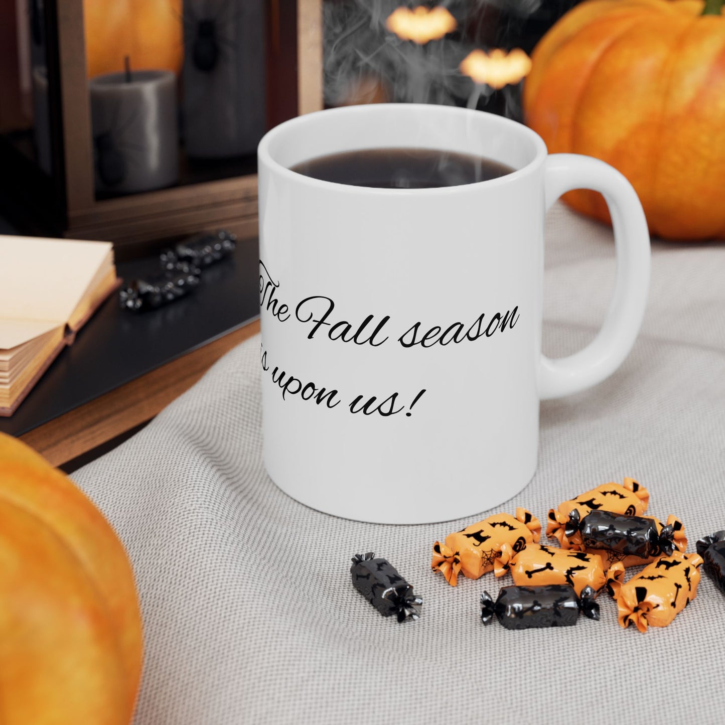 Autumn Leaves Ceramic Mug | Fall Coffee Cup, Pumpkin Spice Lover Gift, Thanksgiving Kitchen Decor, Cozy Hot Beverage Container, [...]