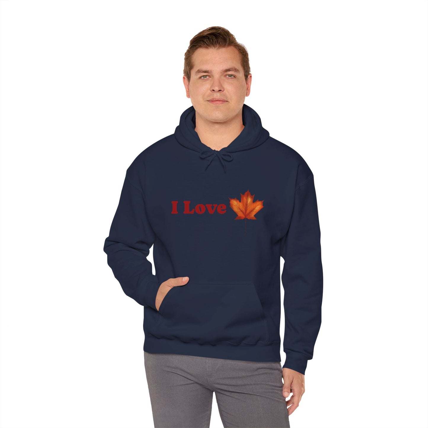 I Love Canada Hoodie - Unisex Heavy Blend™ Sweatshirt