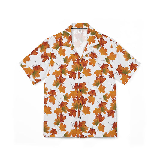 Autumn Leaves Men's Hawaiian Camp Shirt