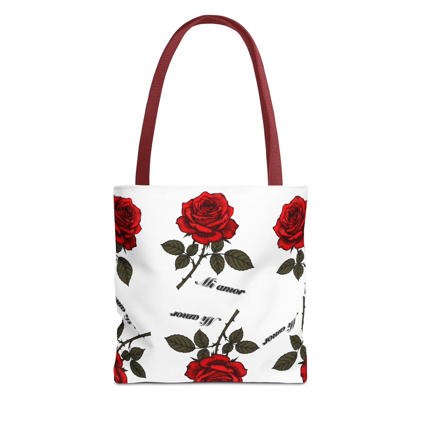 Romantic Rose Tote Bag | Floral AOP Carryall, Gift for Her, Spring Accessory, Mom's Day Tote, Everyday Style