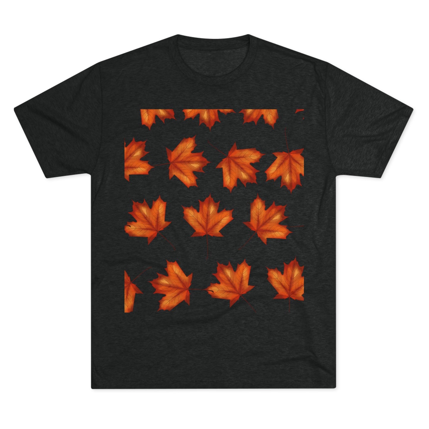 Autumn Maple Leaf Crew Tee | Cozy Fall Shirt, Unisex Fashion, Leafy Outfit, Seasonal Apparel, Thanksgiving Gift