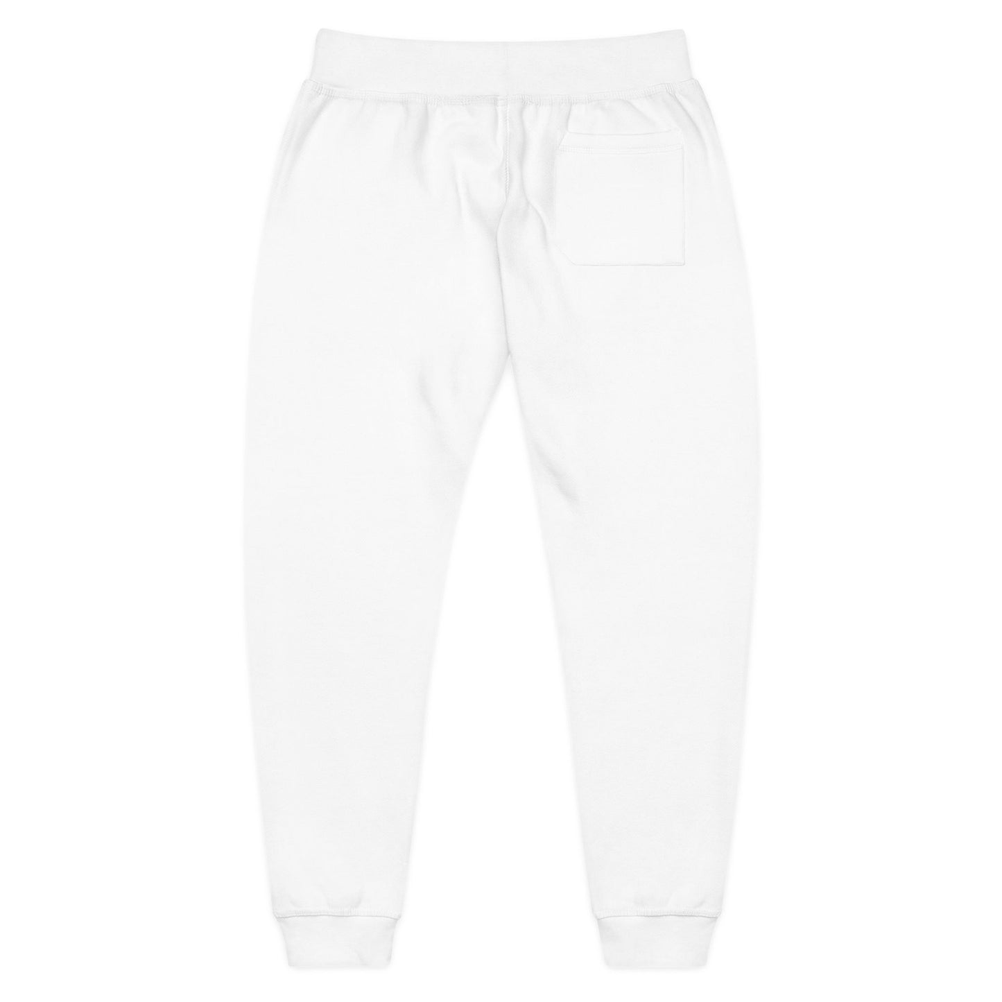 Cozy Embroidered Fleece Sweatpants for Unisex Comfort