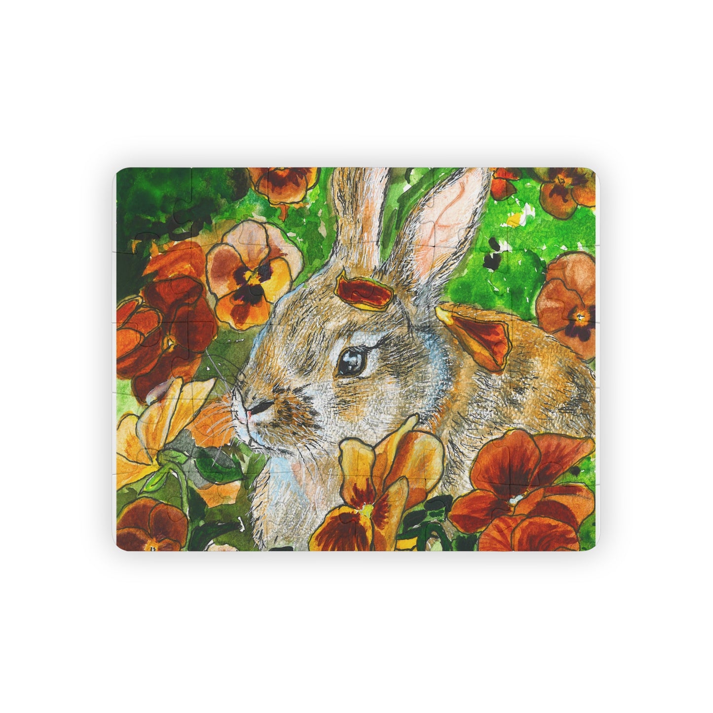Kids Puzzle Bunny Garden 30-Piece
