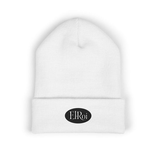 Stylish Embroidered Cuffed Beanie for Everyday Wear