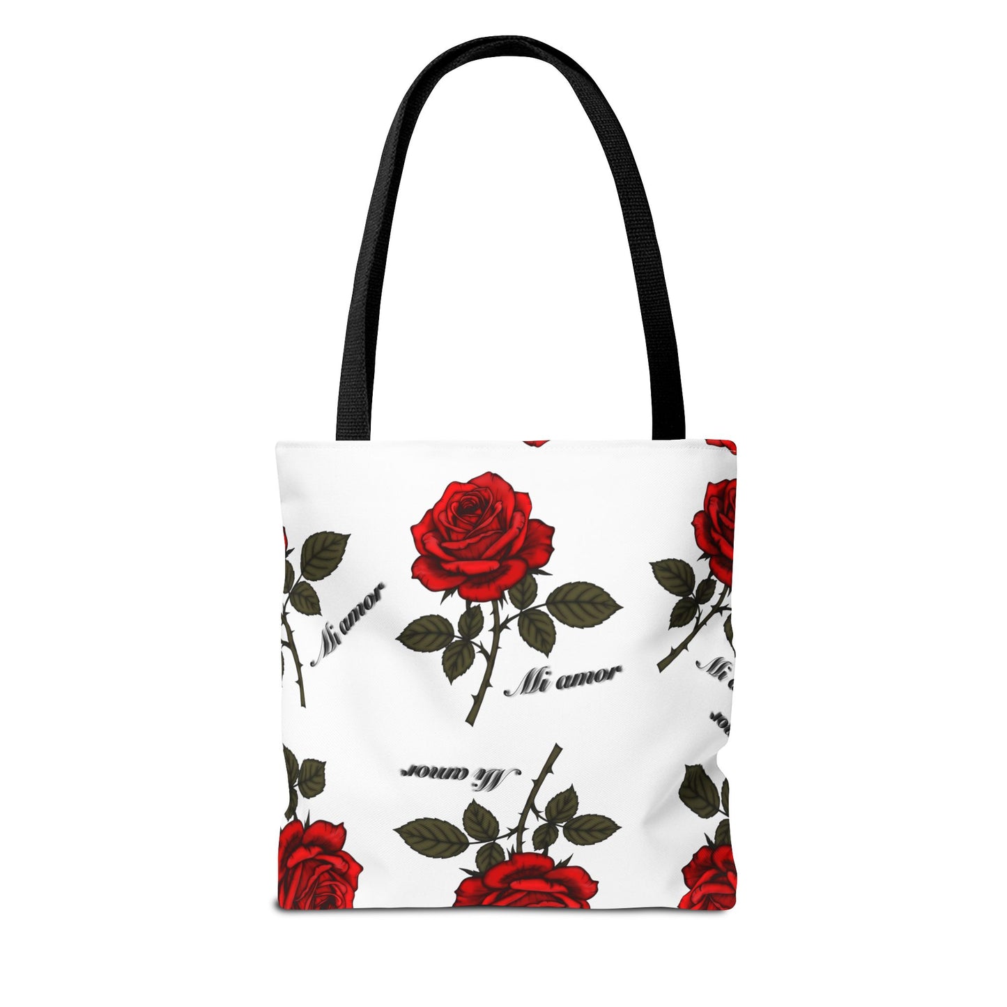 Romantic Rose Tote Bag | Floral AOP Carryall, Gift for Her, Spring Accessory, Mom's Day Tote, Everyday Style