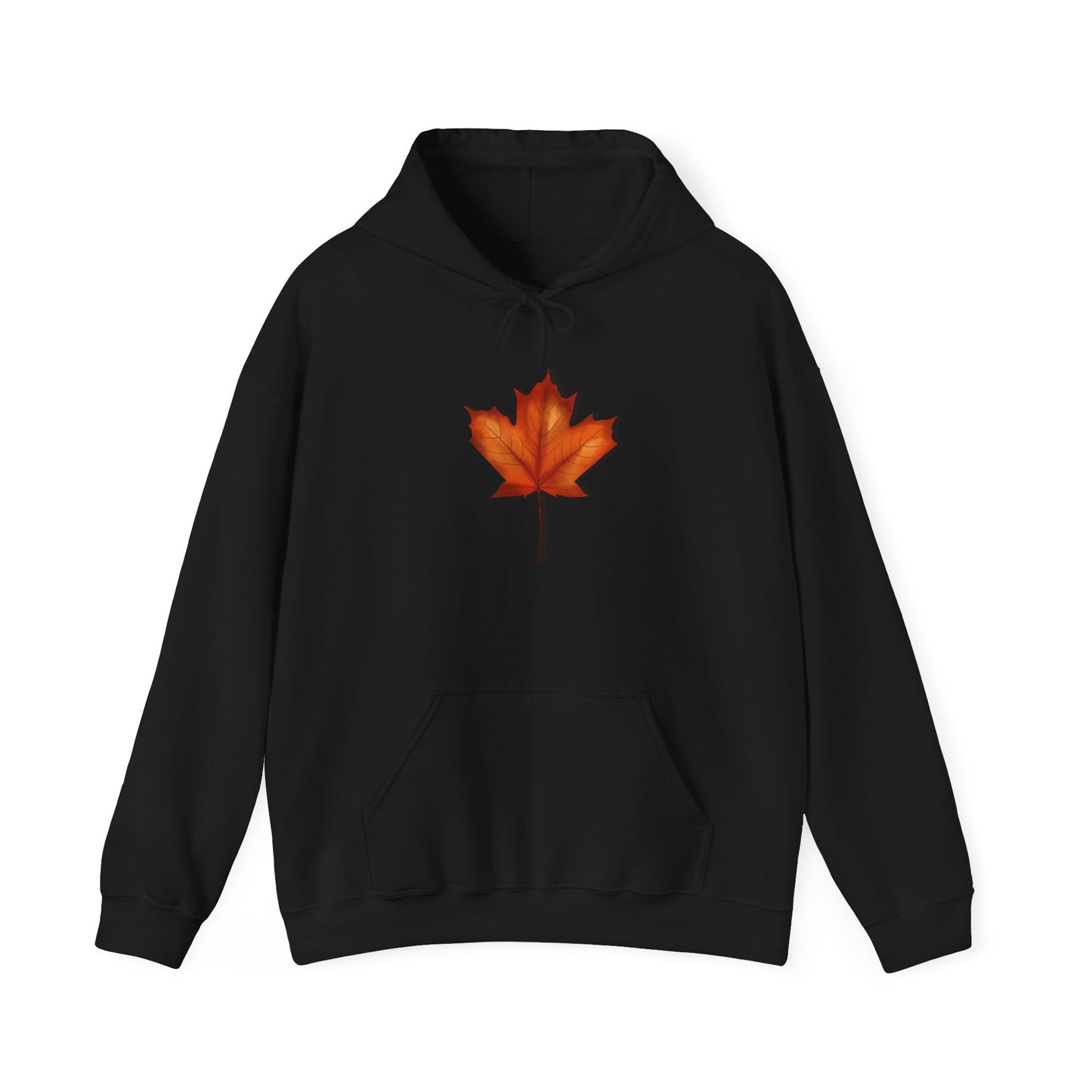 3D Autumn Leaf Unisex Hoodie, Cozy Fall Sweatshirt, Harvest Season Gift, Comfortable Sweatshirt, Outdoor Style, Perfect for Thanksgiving