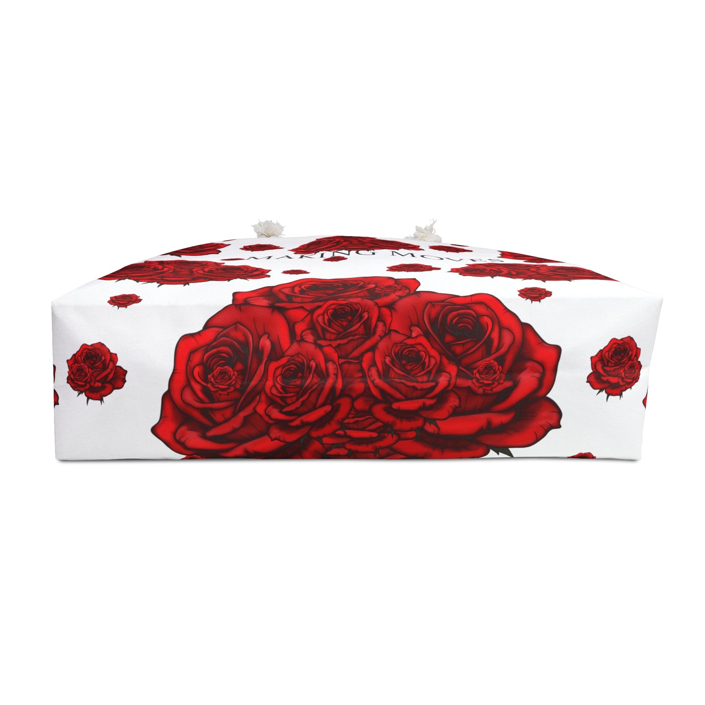 V2 of Rose Floral Weekender Bag - "Making Moves" Travel Tote