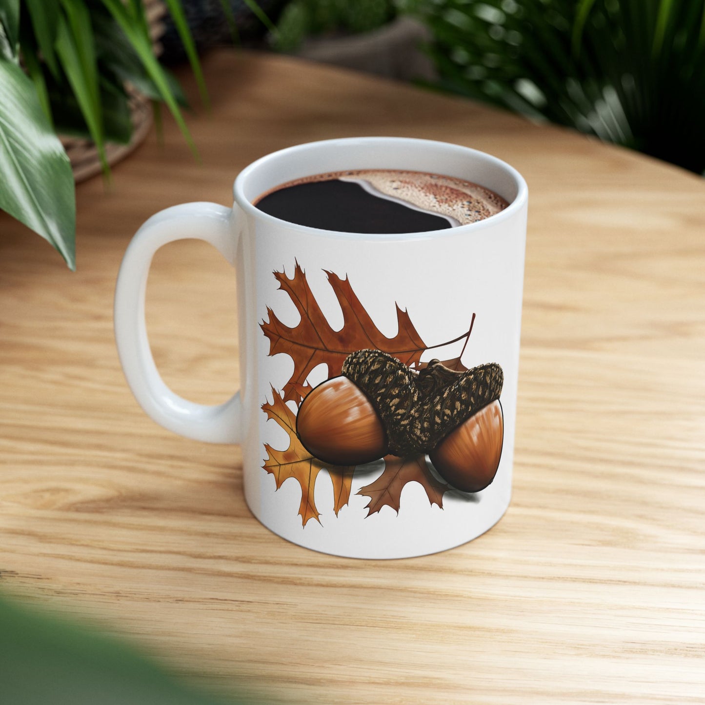 Autumn Leaves Ceramic Mug | Fall Coffee Cup, Pumpkin Spice Lover Gift, Thanksgiving Kitchen Decor, Cozy Hot Beverage Container, [...]