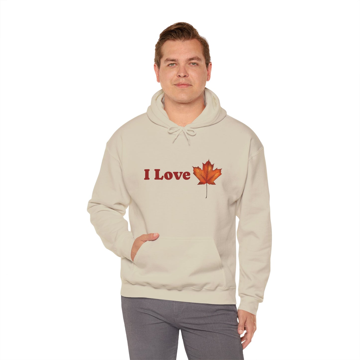 I Love Canada Hoodie - Unisex Heavy Blend™ Sweatshirt
