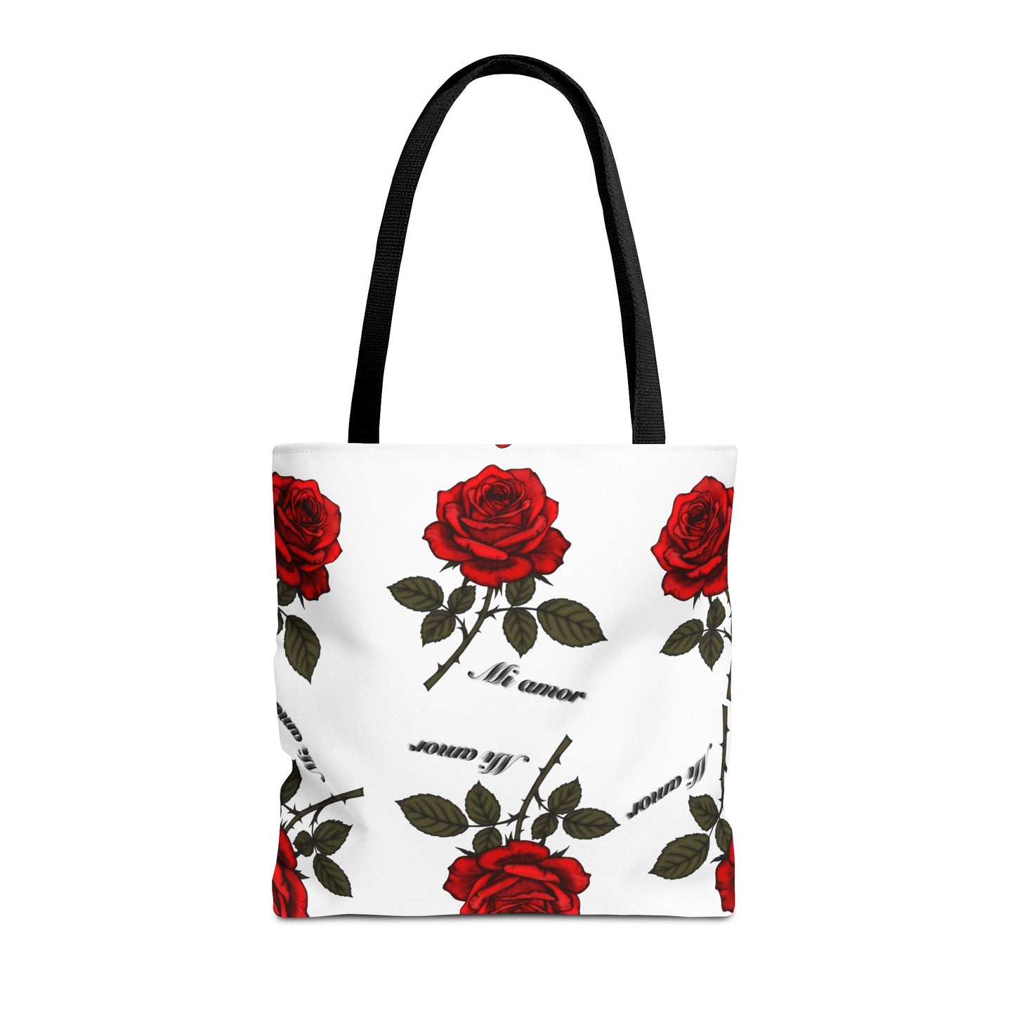 Romantic Rose Tote Bag | Floral AOP Carryall, Gift for Her, Spring Accessory, Mom's Day Tote, Everyday Style