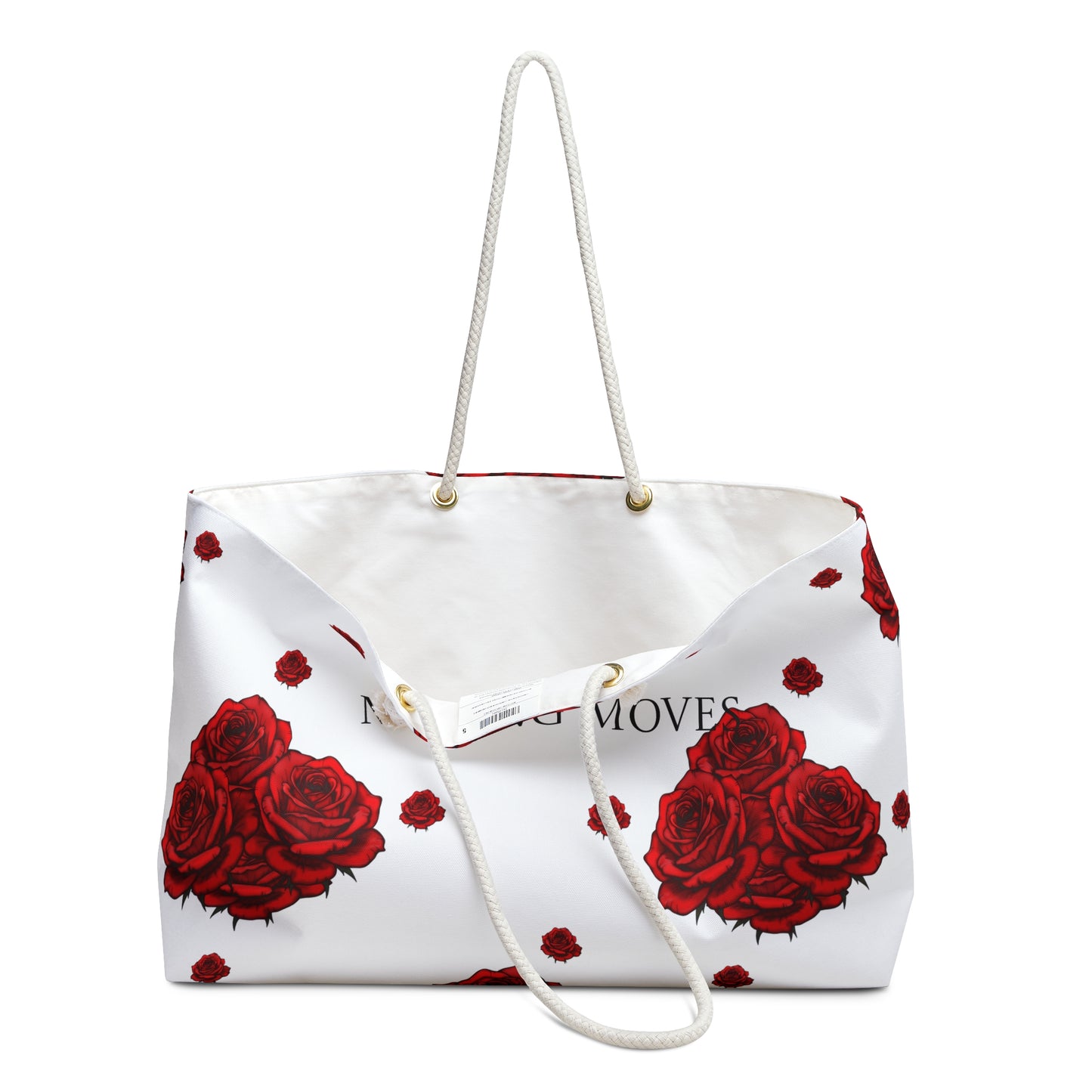 Rose Floral Weekender Bag - "Making Moves" Travel Tote