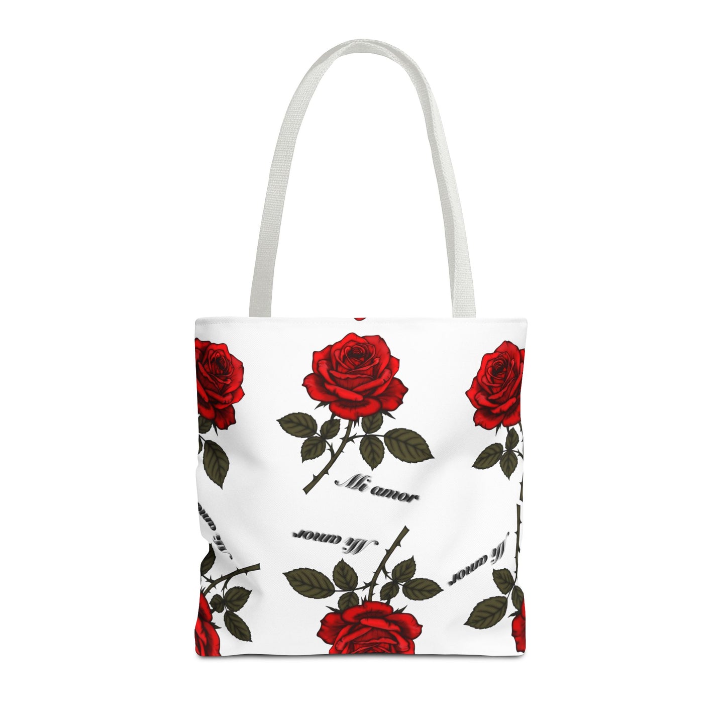 Romantic Rose Tote Bag | Floral AOP Carryall, Gift for Her, Spring Accessory, Mom's Day Tote, Everyday Style