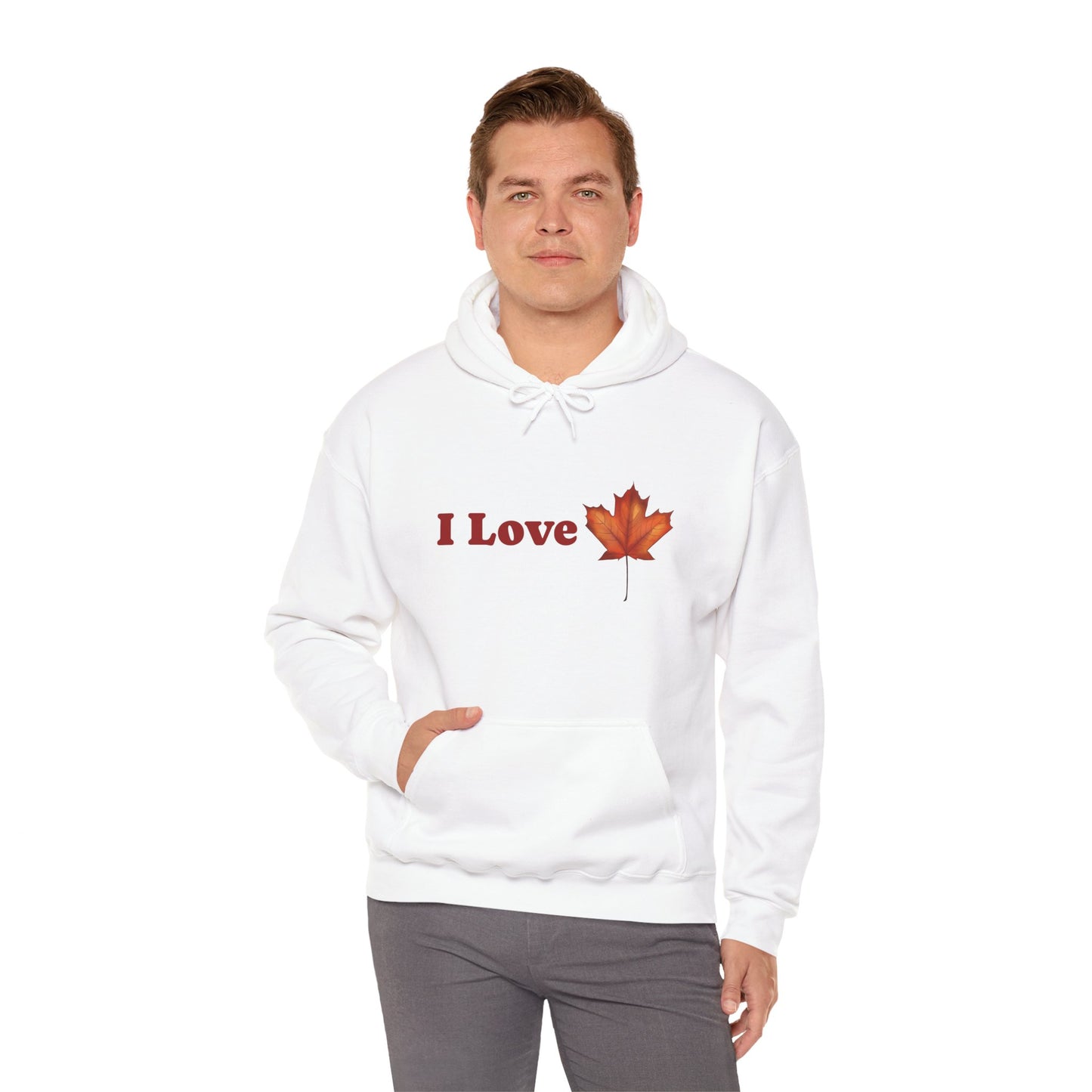 I Love Canada Hoodie - Unisex Heavy Blend™ Sweatshirt