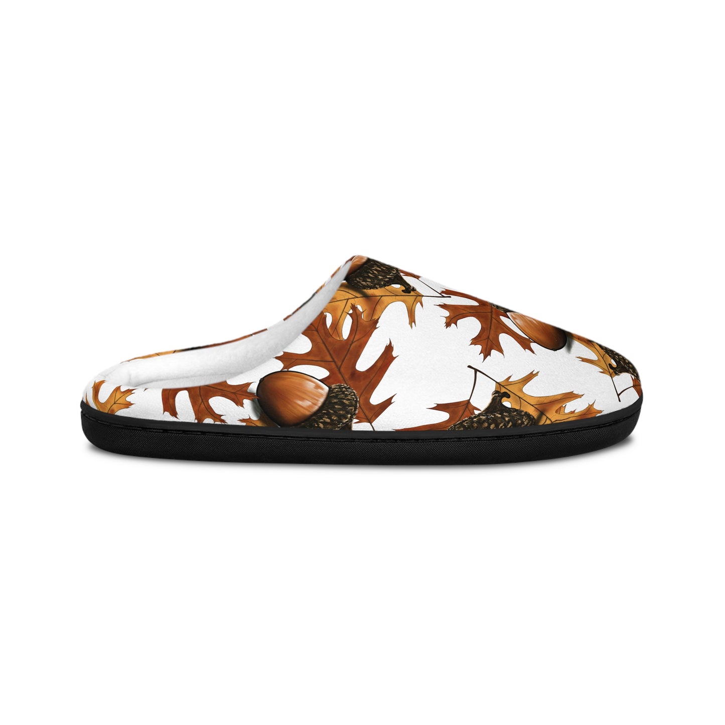 Cozy Fall Acorn Slippers for Men | Indoor Comfort, Autumn Vibes, Gift for Him, House Slippers, Relaxation Essentials