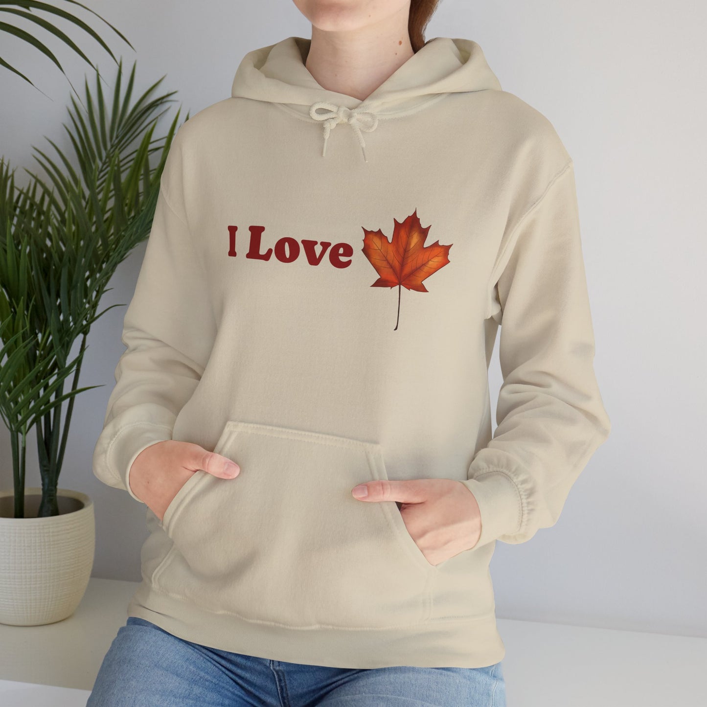 I Love Canada Hoodie - Unisex Heavy Blend™ Sweatshirt