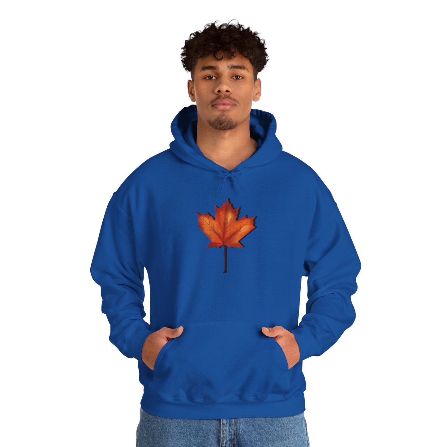 3D Autumn Leaf Unisex Hoodie, Cozy Fall Sweatshirt, Harvest Season Gift, Comfortable Sweatshirt, Outdoor Style, Perfect for Thanksgiving