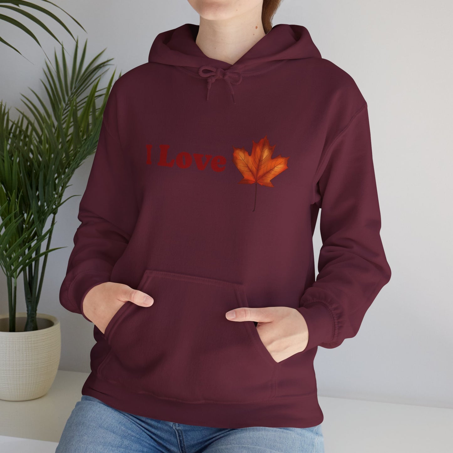 I Love Canada Hoodie - Unisex Heavy Blend™ Sweatshirt