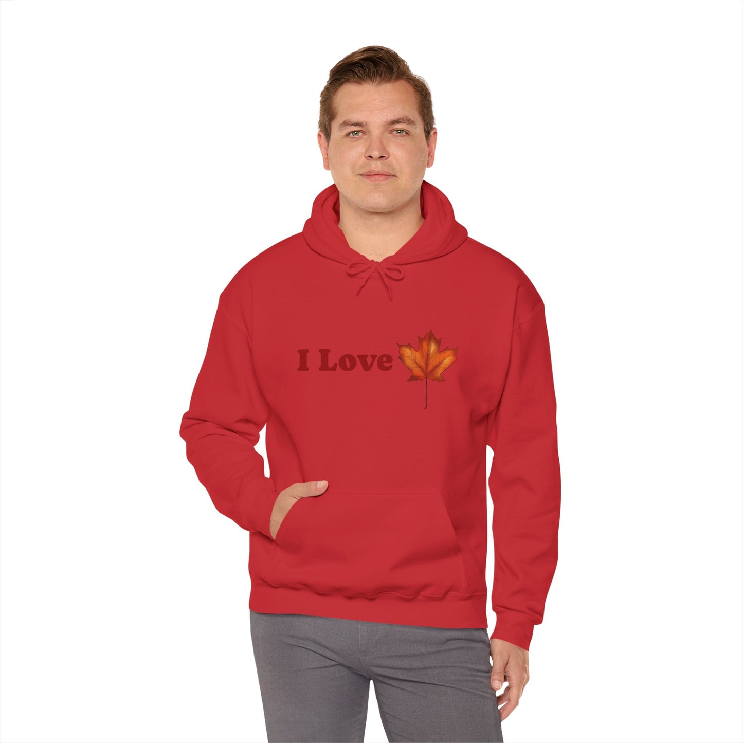 I Love Canada Hoodie - Unisex Heavy Blend™ Sweatshirt