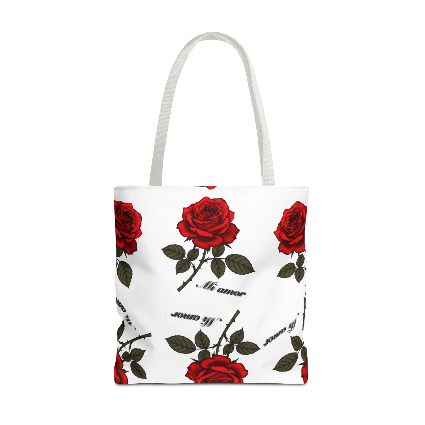 Romantic Rose Tote Bag | Floral AOP Carryall, Gift for Her, Spring Accessory, Mom's Day Tote, Everyday Style