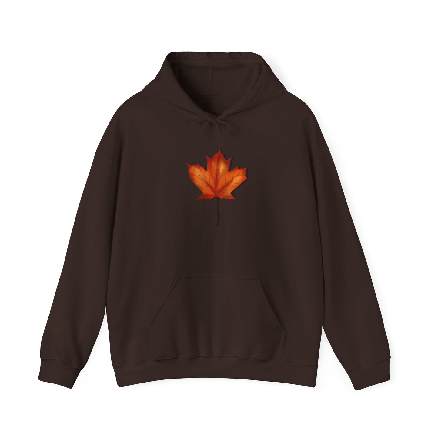 3D Autumn Leaf Unisex Hoodie, Cozy Fall Sweatshirt, Harvest Season Gift, Comfortable Sweatshirt, Outdoor Style, Perfect for Thanksgiving