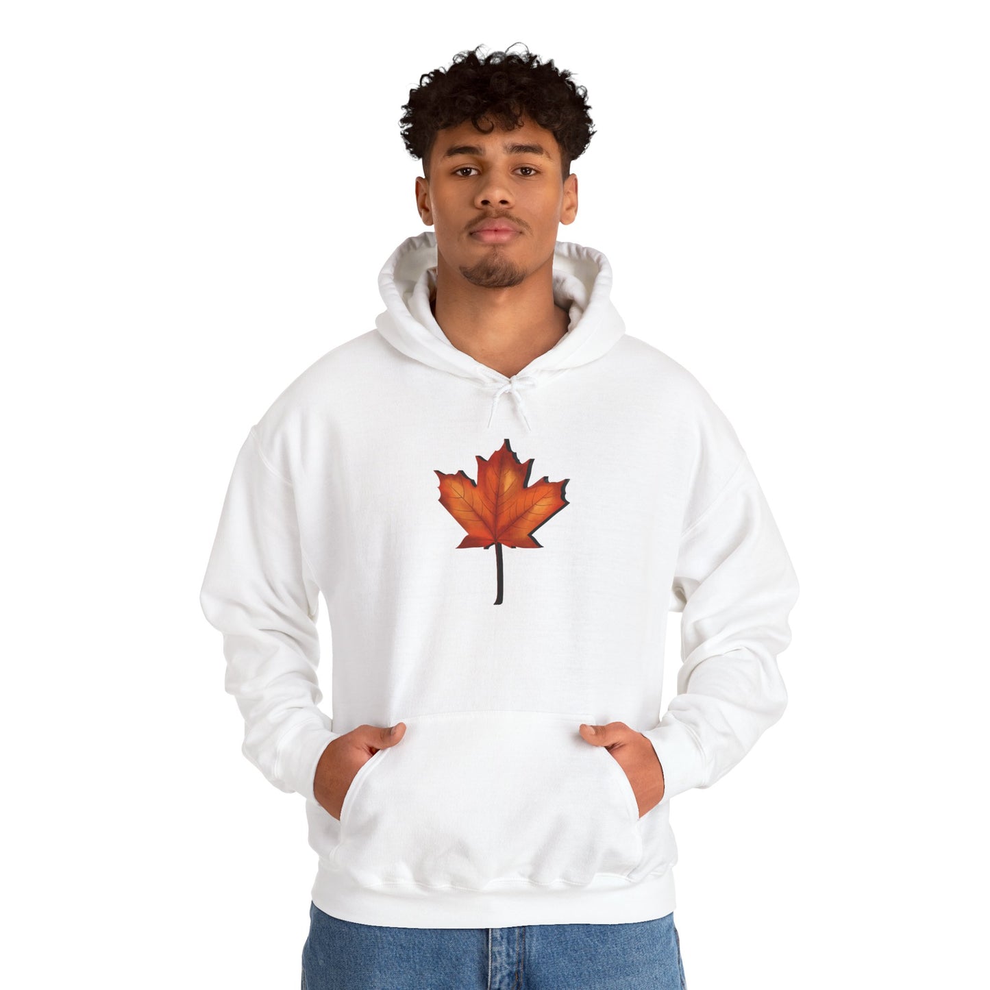 3D Autumn Leaf Unisex Hoodie, Cozy Fall Sweatshirt, Harvest Season Gift, Comfortable Sweatshirt, Outdoor Style, Perfect for Thanksgiving