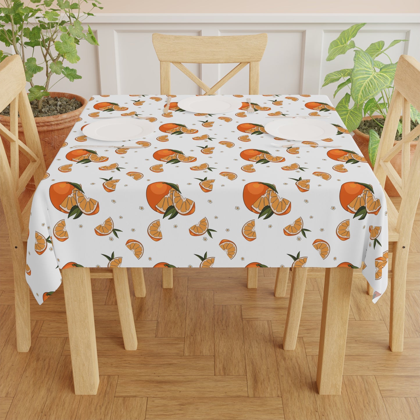 Citrus Fruit Tablecloth - Bright & Cheerful Dining Decor for Seasonal Celebrations