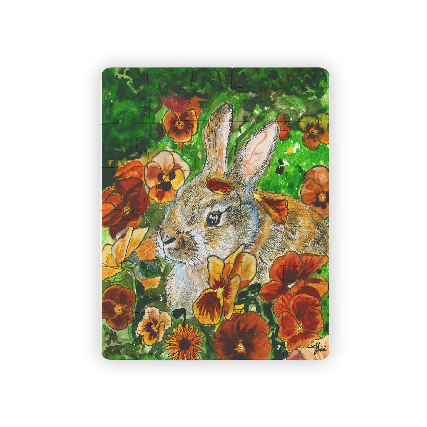 Kids Puzzle Bunny Garden 30-Piece