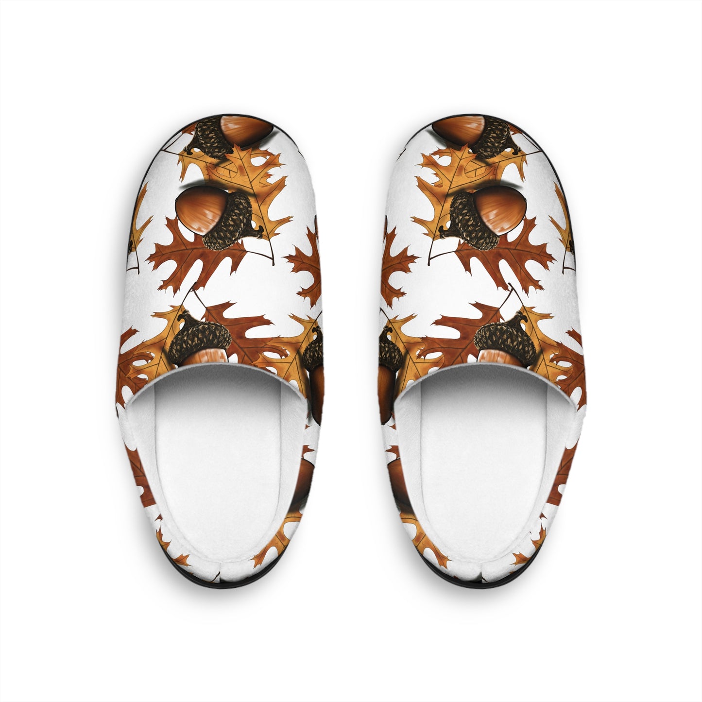 Cozy Fall Acorn Slippers for Men | Indoor Comfort, Autumn Vibes, Gift for Him, House Slippers, Relaxation Essentials